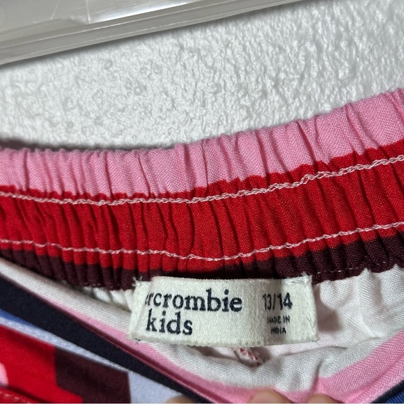 Abercrombie kids Girls Striped Pants Culottes Size 13/14 - Picture 5 of 9